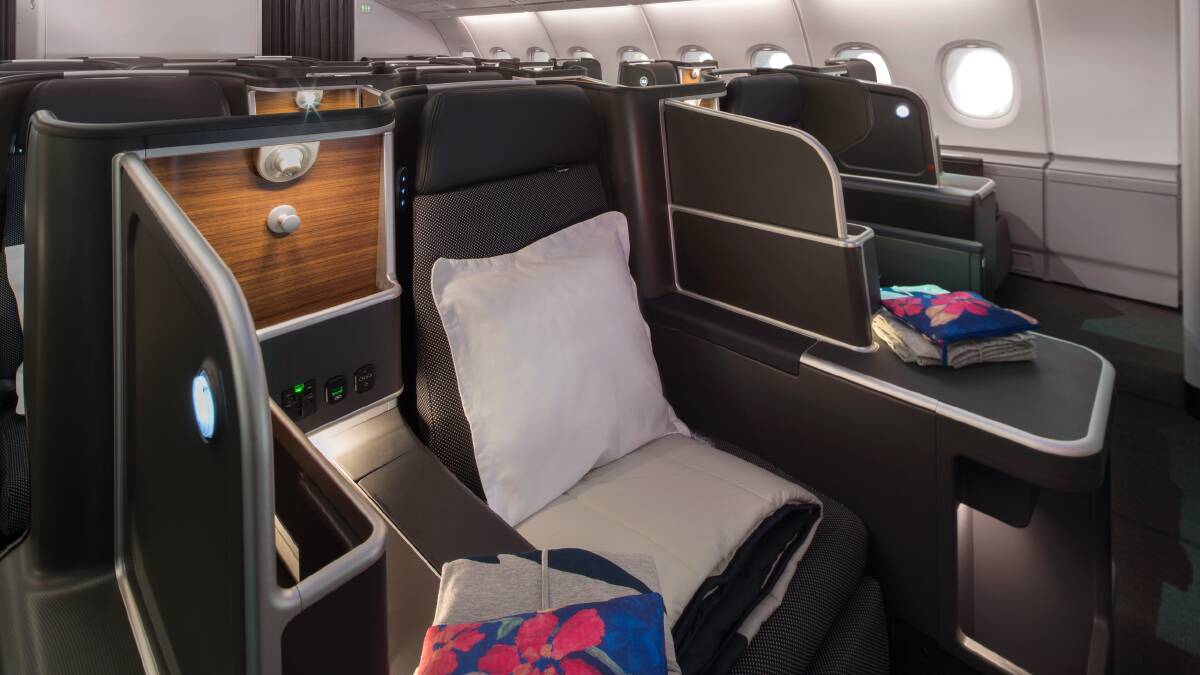 Flying business class is often the best way to boost your status. Picture by Qantas