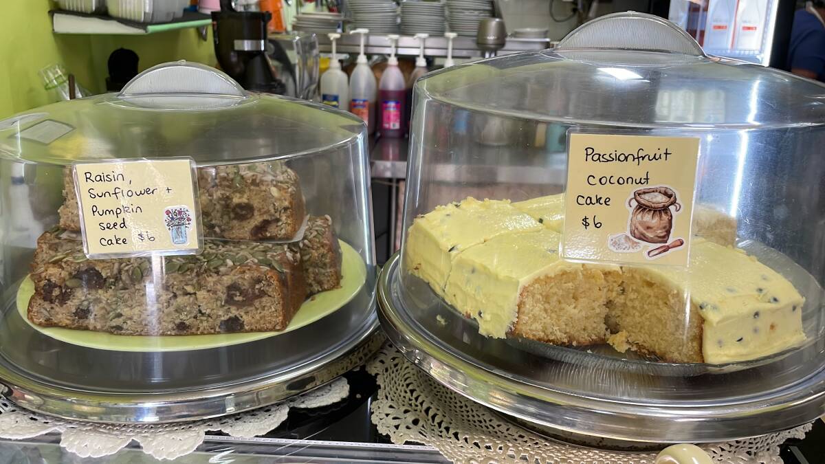 Delicious cakes at Cafe on Main, Bulahdelah. Picture by Sarah Falson Delicious cakes at Cafe on Main, Bulahdelah. Picture by Sarah Falson