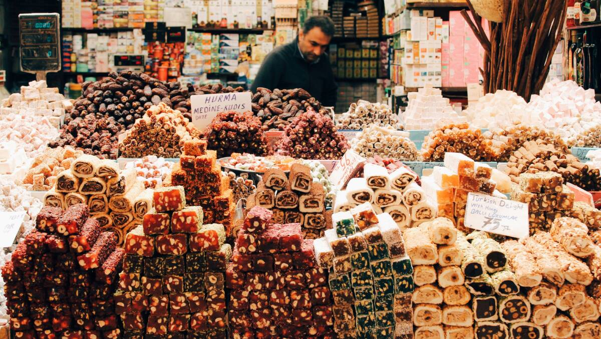 A vendor sells sweets at the Grand Bazaar, Istanbul. Picture by Michael Parulava/Unsplash A vendor sells sweets at the Grand Bazaar, Istanbul. Picture by Michael Parulava/Unsplash