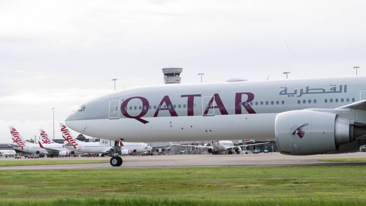Qatar and Virgin Australia aircraft. Picture by James D Morgan/Getty Images for Virgin Australia Qatar and Virgin Australia aircraft. Picture by James D Morgan/Getty Images for Virgin Australia