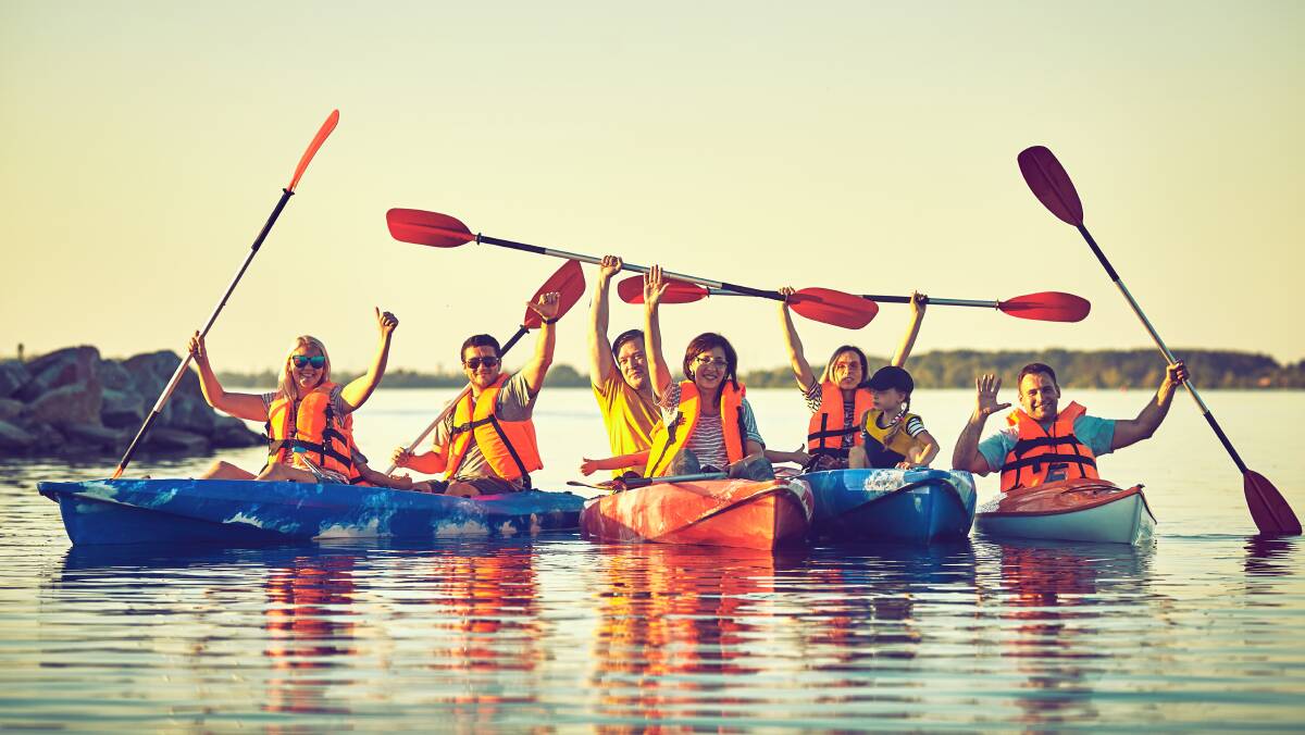 People kayaking together. Picture by Shutterstock