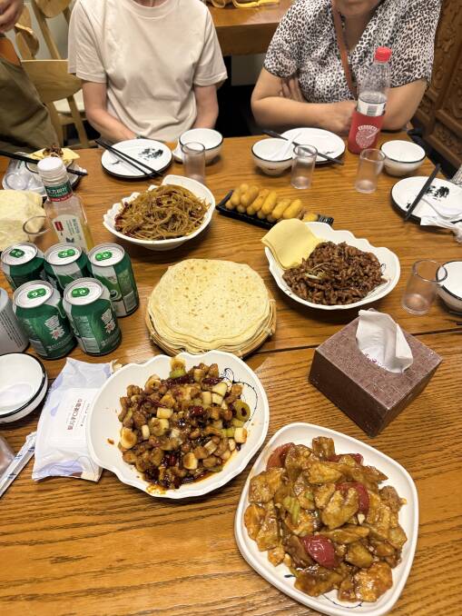 A memorable Chinese meal. Picture by Grace Henskes