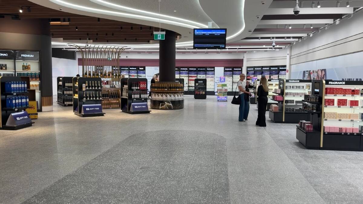 Duty Free at Sydney's newest airport. Picture by Akash Arora