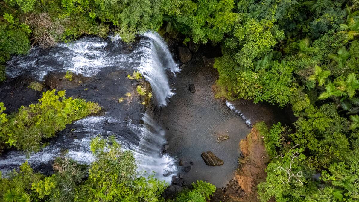 Visitors to Palau agree to "tread lightly" on the pristine landscape. Picture by Mark Fitz Visitors to Palau agree to "tread lightly" on the pristine landscape. Picture by Mark Fitz