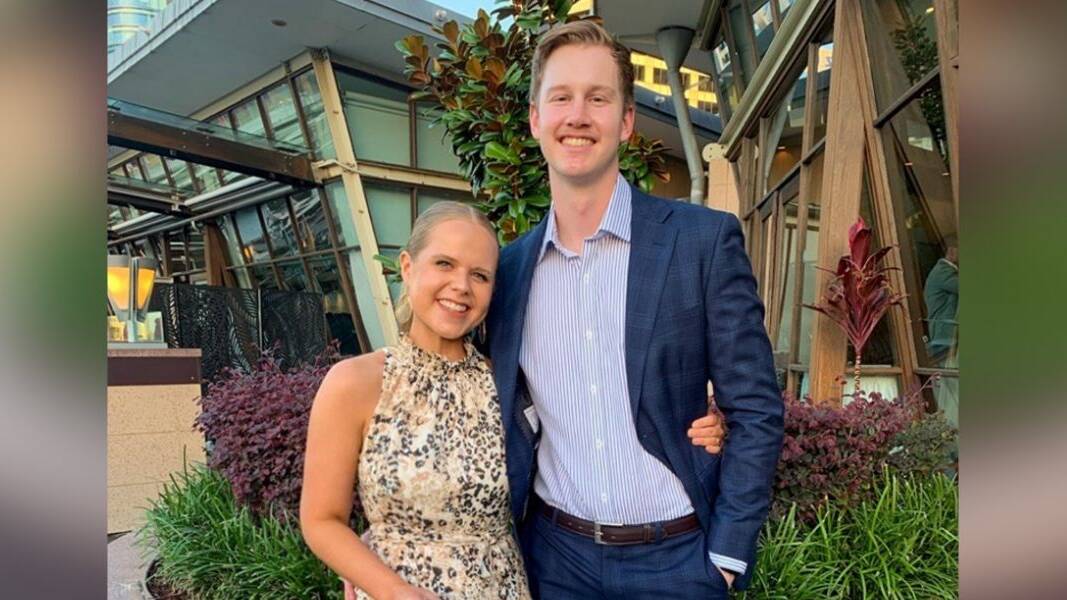 Abi and Matt, from Sydney, have chosen Bali for their honeymoon to save costs. 