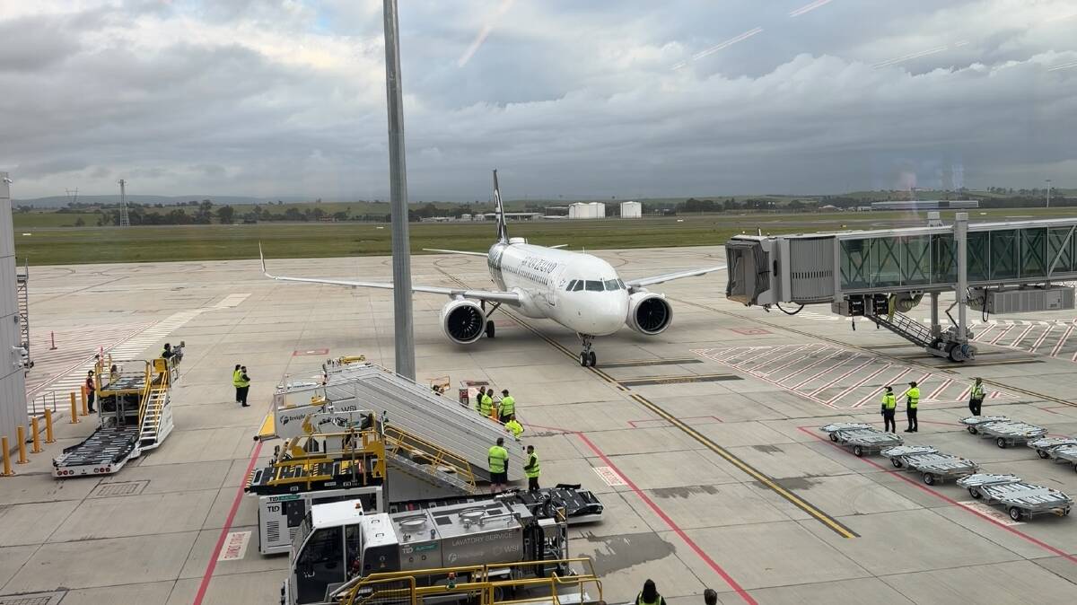 The first Air New Zealand flight and the very first international flight to take off from WSI, making history on Monday, October 2026. Picture by Akash Arora
