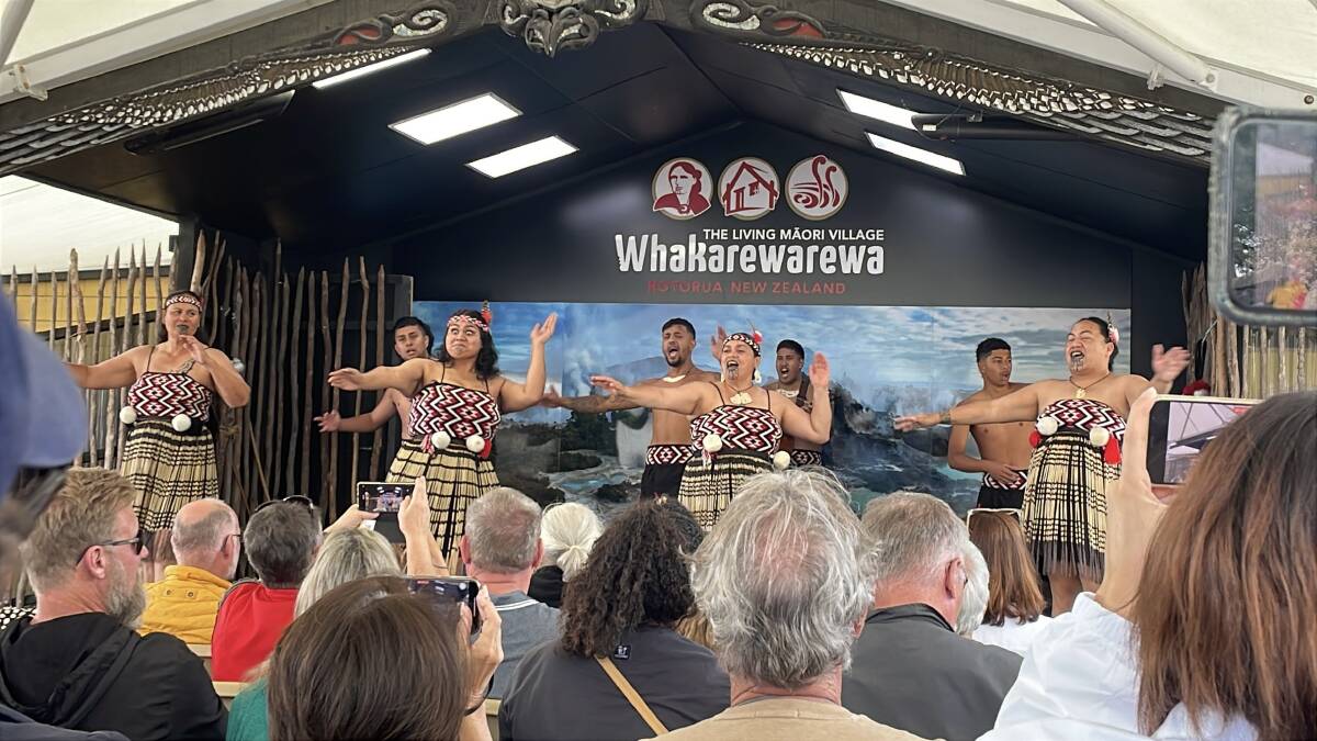 Performers at Whakarewarewa, The Living Maori Village in Rotorua. Picture by Sarah Falson Performers at Whakarewarewa, The Living Maori Village in Rotorua. Picture by Sarah Falson