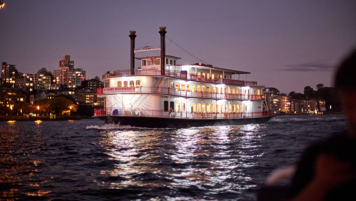 Sydney won Oceania's Leading City Destination 2024 at the World Travel Awards in Indonesia. This picture shows a Sydney Showboats paddlewheeler on the famous Sydney Harbour. Picture by Destination NSW