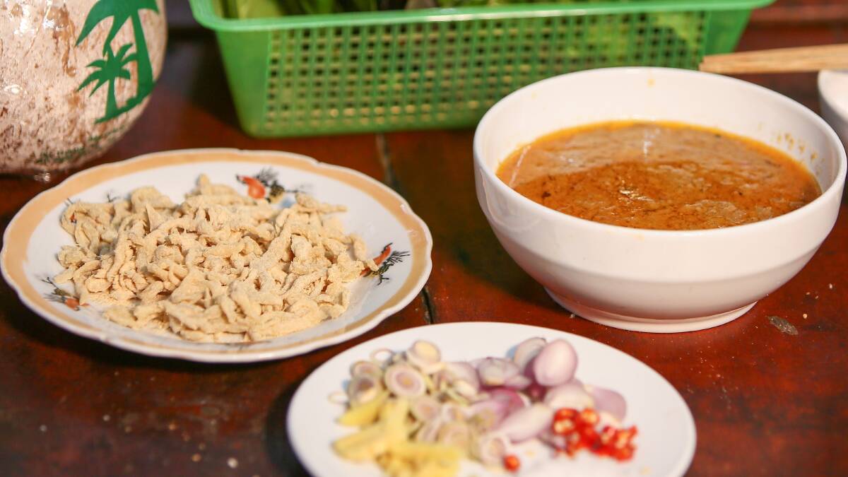 Vietnamese curry in Hanoi.