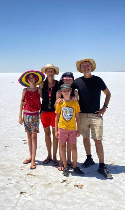 The Riley family on their adventure. Picture supplied The Riley family on their adventure. Picture supplied