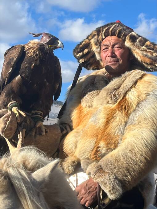 A Kazakh eagle hunter. Picture supplied by Gillian Woodley A Kazakh eagle hunter. Picture supplied by Gillian Woodley