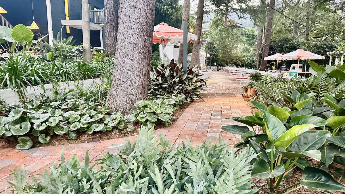 The grounds at the Lodge.