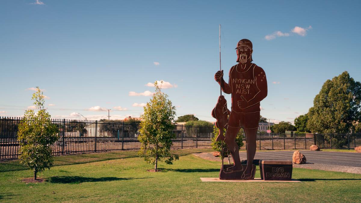 The Big Bogan statue in the town of Nyngan, in the Bogan Shire. PIcture by Destination NSW The Big Bogan statue in the town of Nyngan, in the Bogan Shire. PIcture by Destination NSW