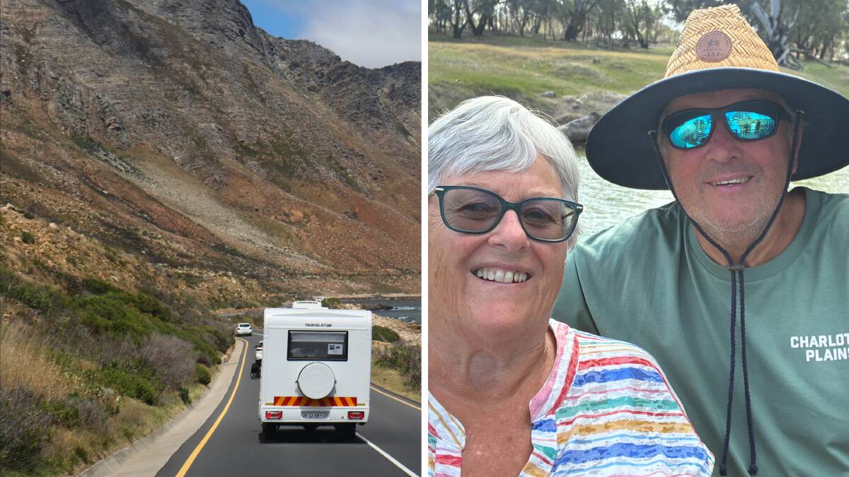 Leonie and Harry Reints have been caravanning for decades and used to run their own caravan park. Pictures by Mikell Darling/Unsplash (left) and supplied