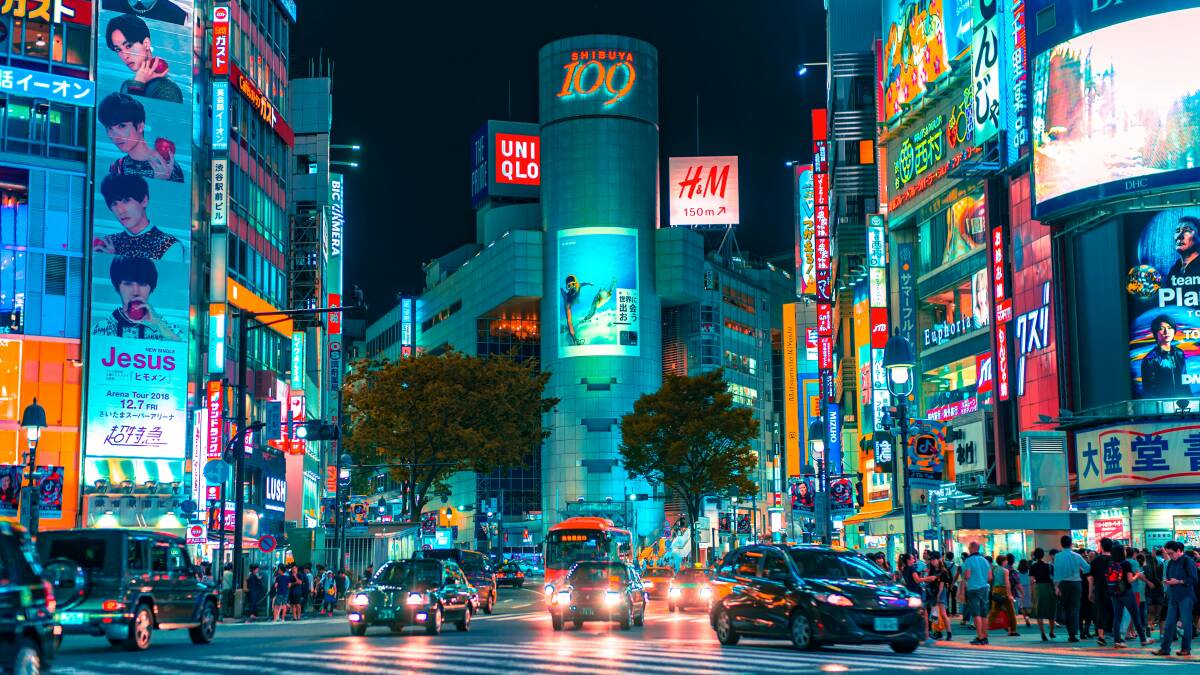 The famous Shibuya crossing in Japan. Picture by Jezael Melgoza/Unsplash