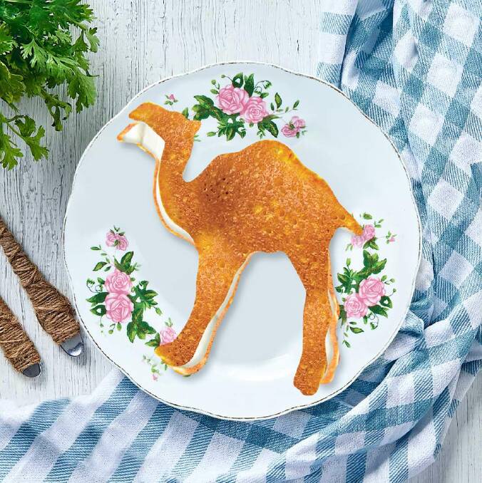 Arabian Tea House's chebab bread tray for children. Arabian Tea House's chebab bread tray for children.