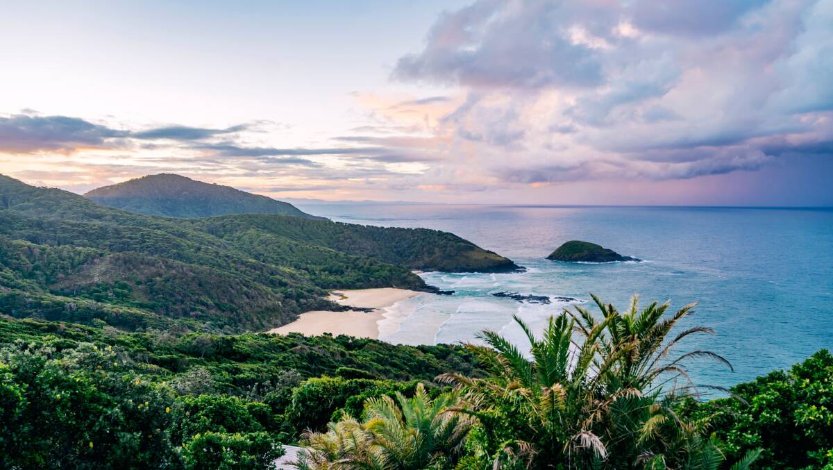View from the Smoky Cape Lighthouse at Hat Head National Park. Picture by Destination NSW View from the Smoky Cape Lighthouse at Hat Head National Park. Picture by Destination NSW