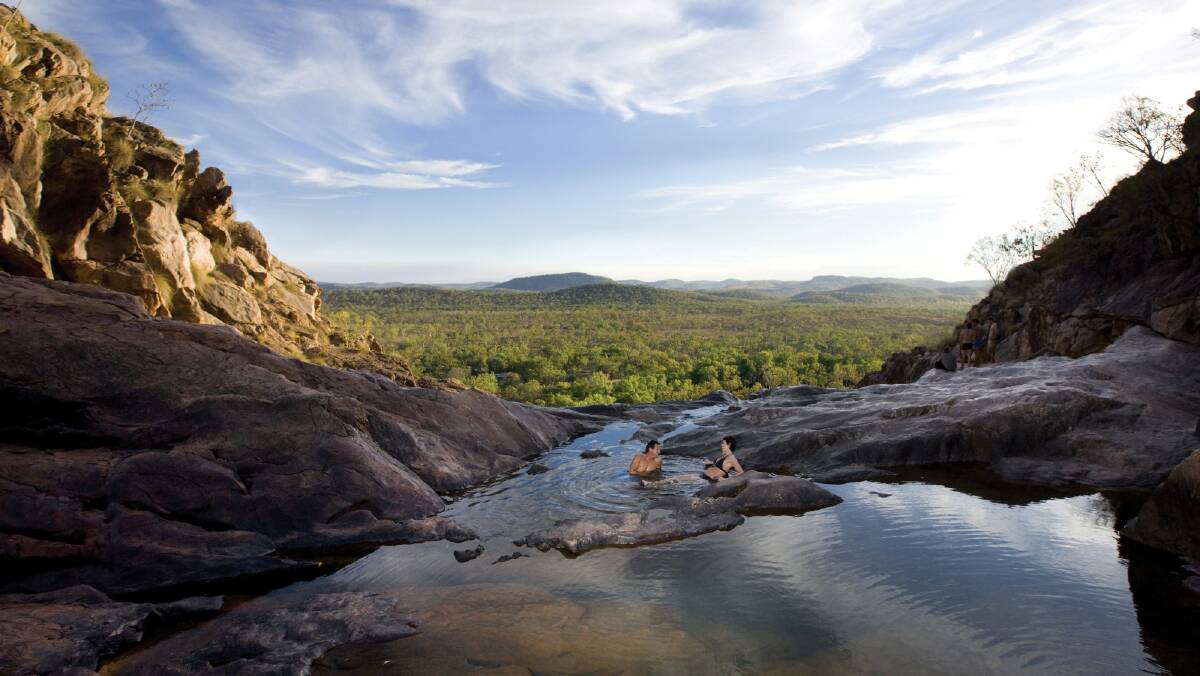 Gunlom infinity pool at Kakadu.