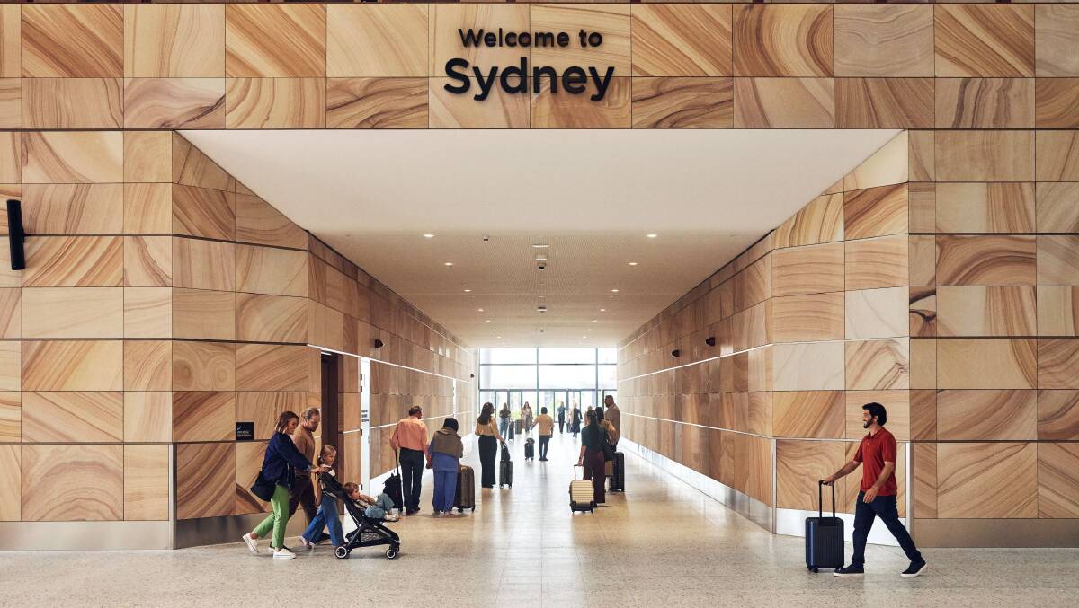 The baggage reclaim area is one of the areas being tested by volunteers at the new Western Sydney Airport. The baggage reclaim area is one of the areas being tested by volunteers at the new Western Sydney Airport.