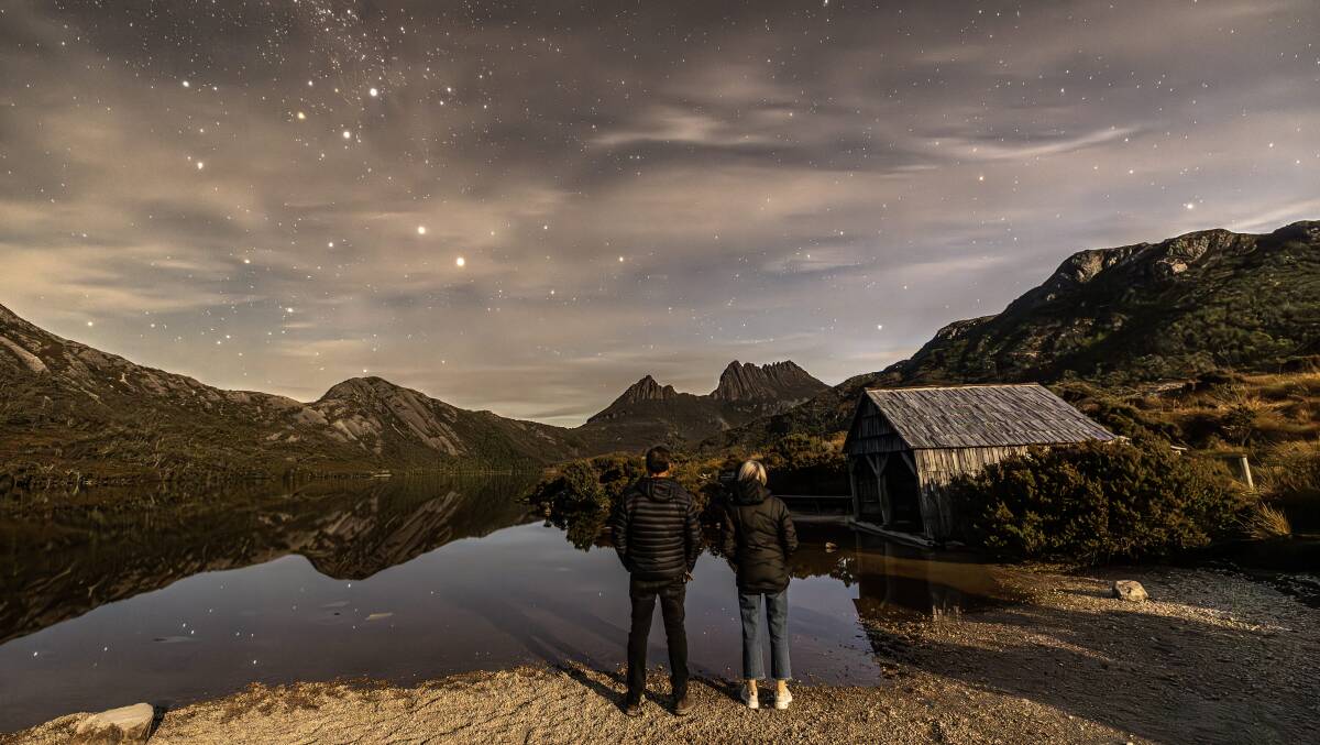 Dove Lake in winter. Picture: Sean Scott Photography Dove Lake in winter. Picture: Sean Scott Photography