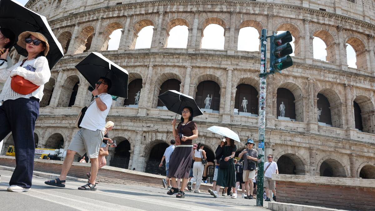The European heatwave hits Rome, Italy in June, 2026. Picture by Benvenuti/LaPresse/Sipa USA