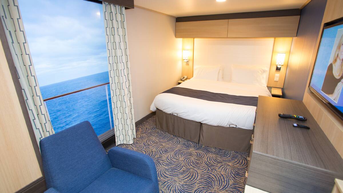 Royal Caribbean's "virtual cabin".