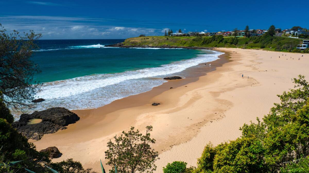 White sand and turquoise water at Kendalls Beach, Kiama, NSW. Picture by Mark Fitzpatrick/Destination NSW White sand and turquoise water at Kendalls Beach, Kiama, NSW. Picture by Mark Fitzpatrick/Destination NSW