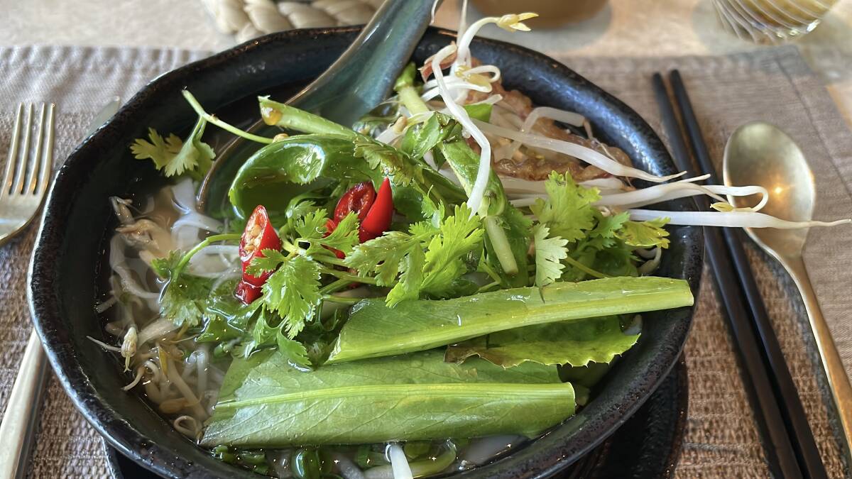 Pho soup at the Regent Phu Quoc. Picture: Sarah Falson