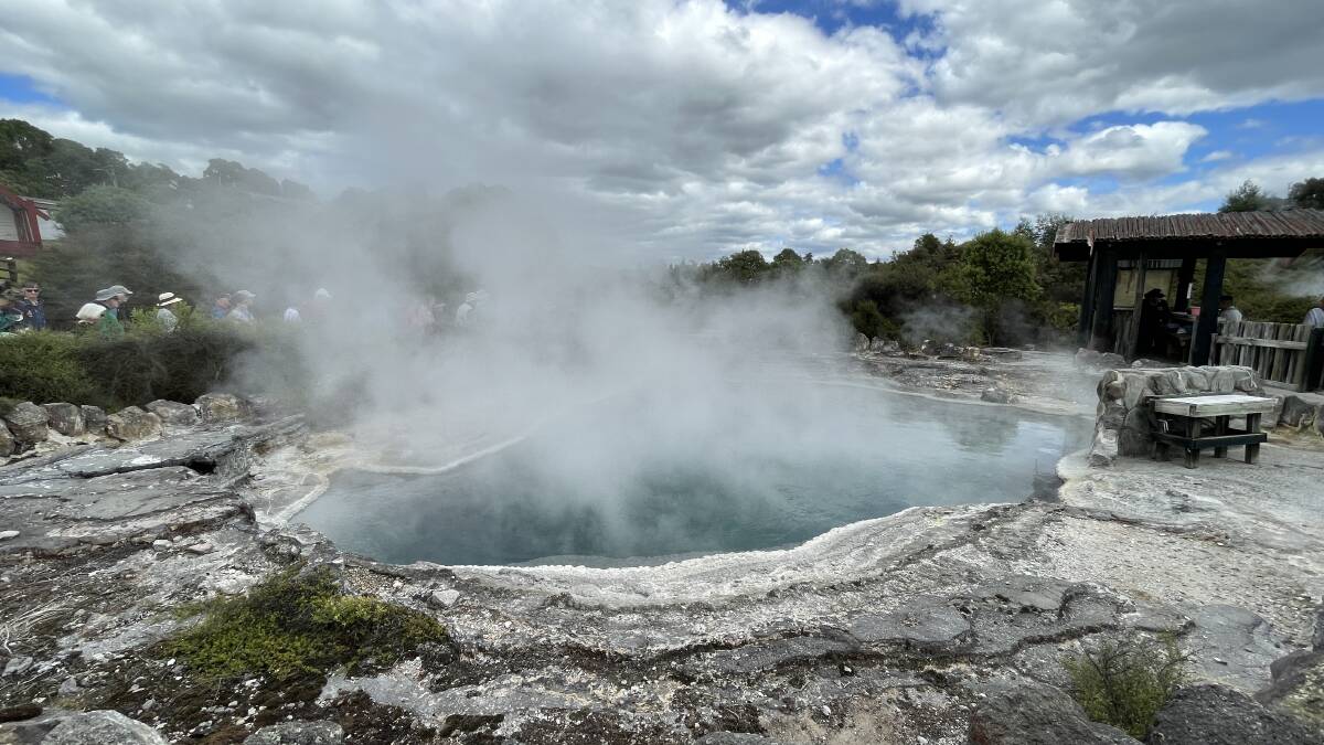 A geothermal pool at Whakarewarewa, The Living Maori Village in Rotorua. Picture by Sarah Falson A geothermal pool at Whakarewarewa, The Living Maori Village in Rotorua. Picture by Sarah Falson