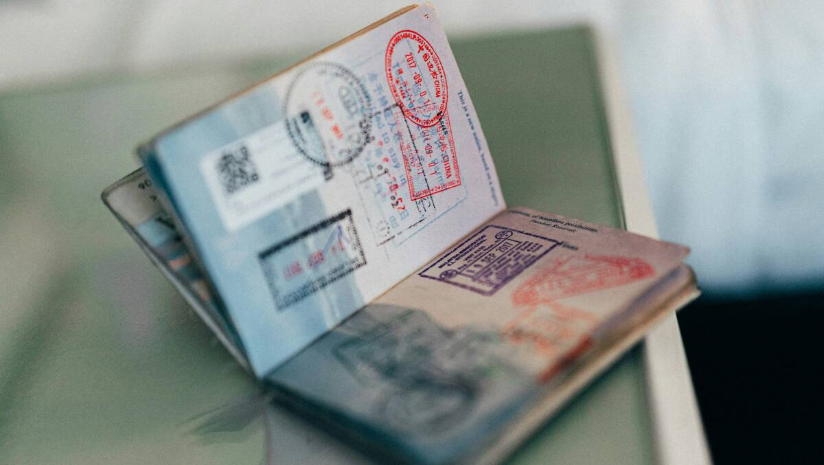 A passport with stamps. Picture by Unsplash/Kit A passport with stamps. Picture by Unsplash/Kit