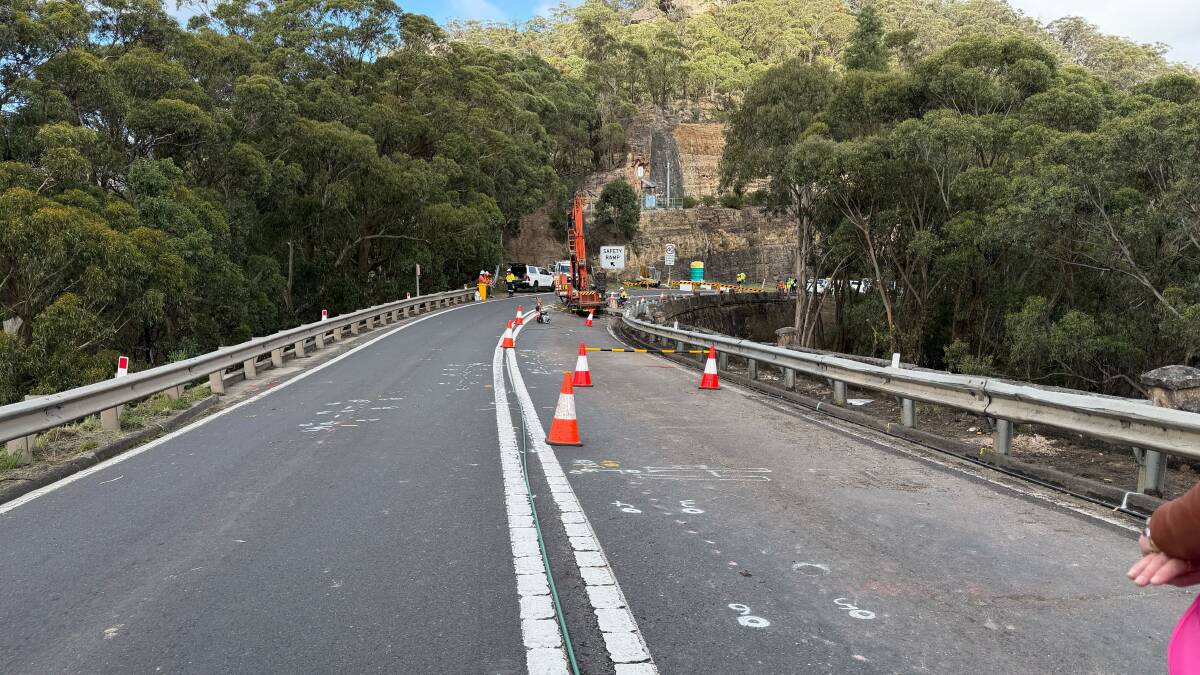 Investigative work is underway at Victoria Pass. Picture supplied Investigative work is underway at Victoria Pass. Picture supplied
