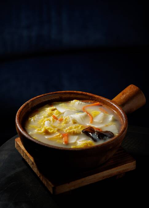 Roast Chinese cabbage in supreme soup at BaseHall 02.