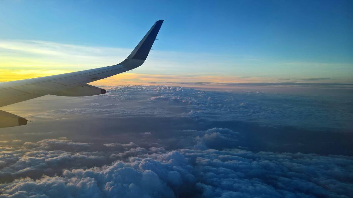 The wing of an aircraft. Picture by Unsplash