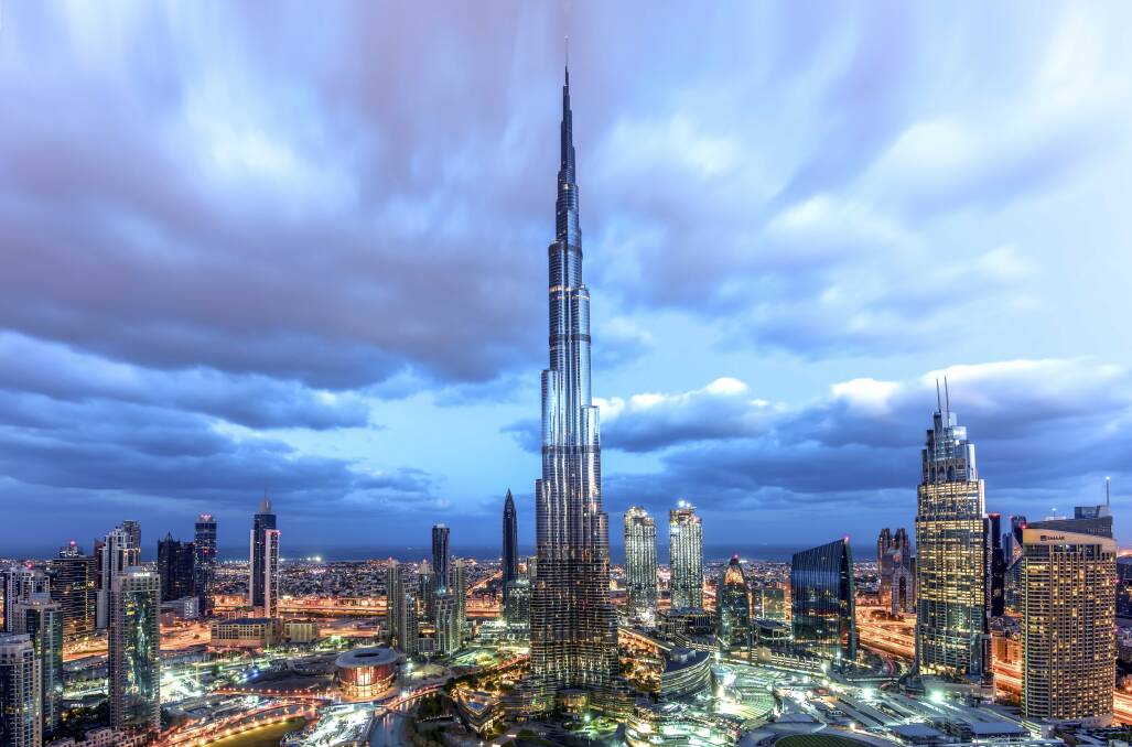 Burj Khalifa and Dubai's stunning skyline. Burj Khalifa and Dubai's stunning skyline.