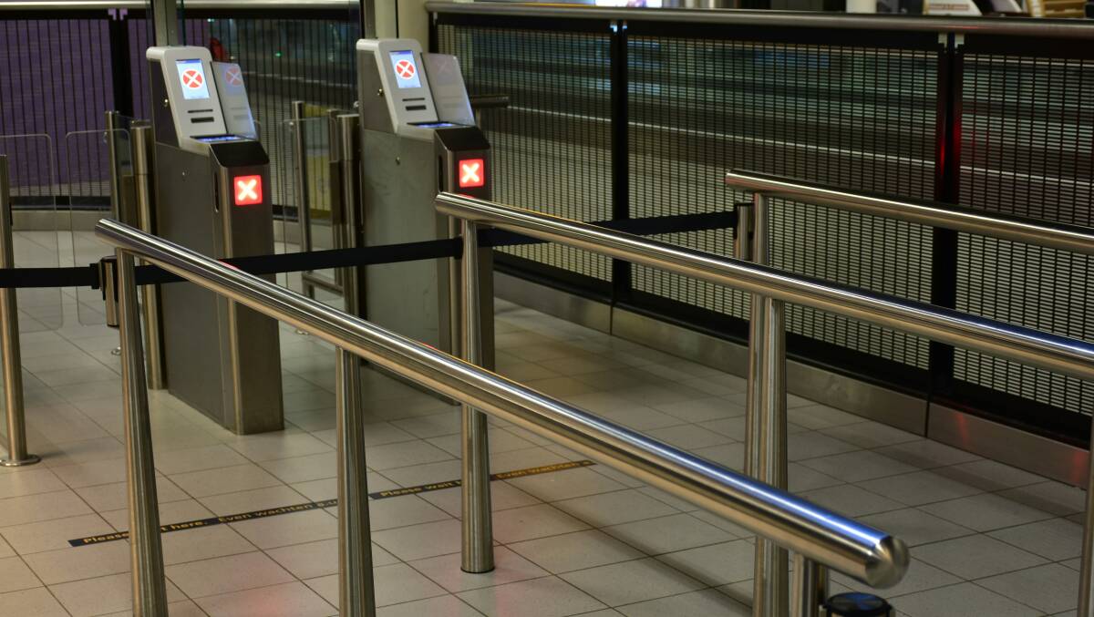 Smart gates at an airport in the Netherlands. Picture by Ries Bosch/Unsplash