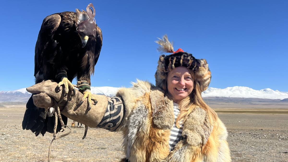Gillian Woodley in Mongolia. Picture supplied by Gillian Woodley Gillian Woodley in Mongolia. Picture supplied by Gillian Woodley