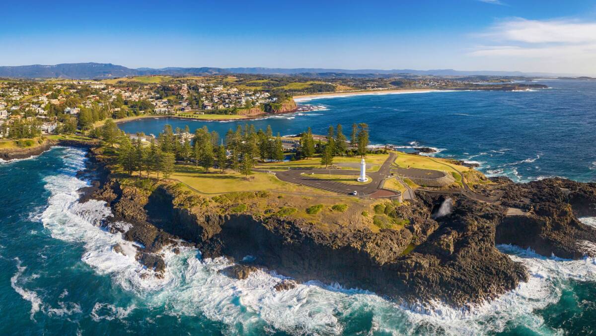 The famous Kiama Blowhole on the NSW South Coast. Picture by Destination NSW The famous Kiama Blowhole on the NSW South Coast. Picture by Destination NSW