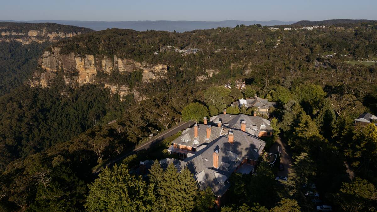 The property and its proximity to Echo Point and the beautiful Blue Mountains escarpment. Picture supplied