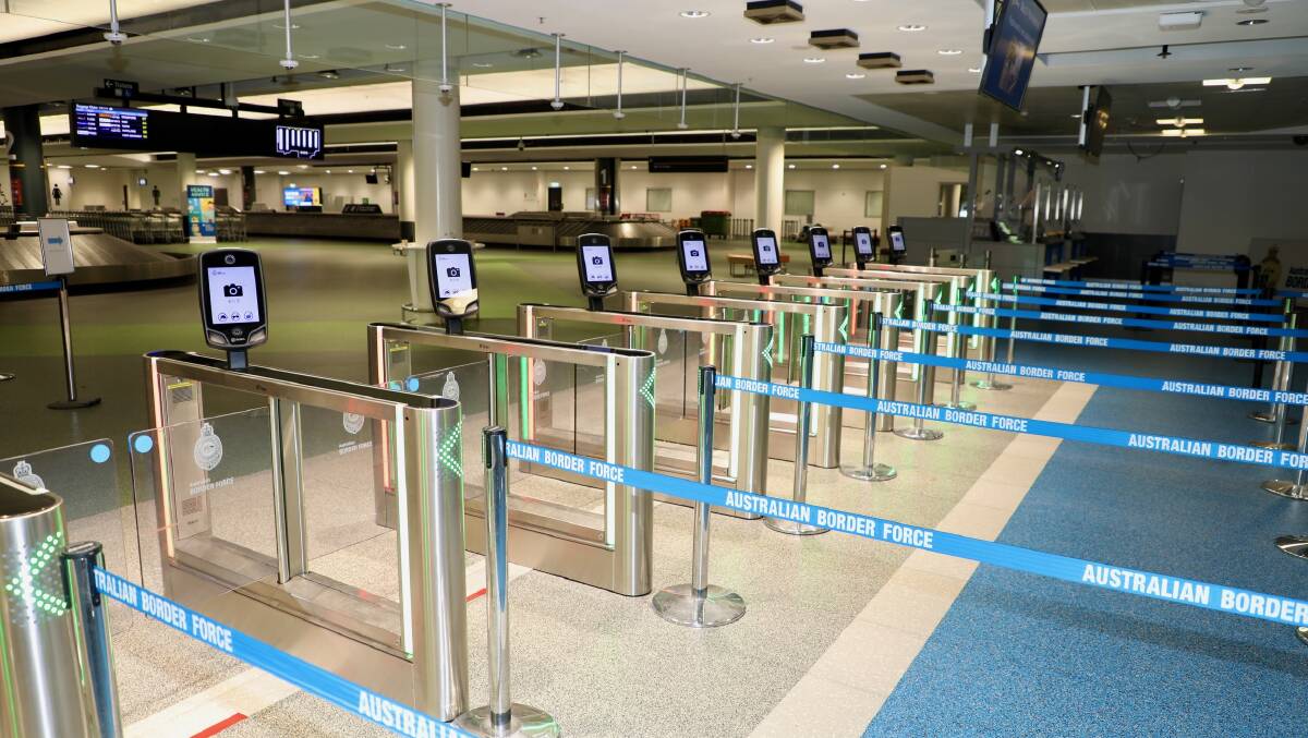 Australian Border Force SmartGates. 