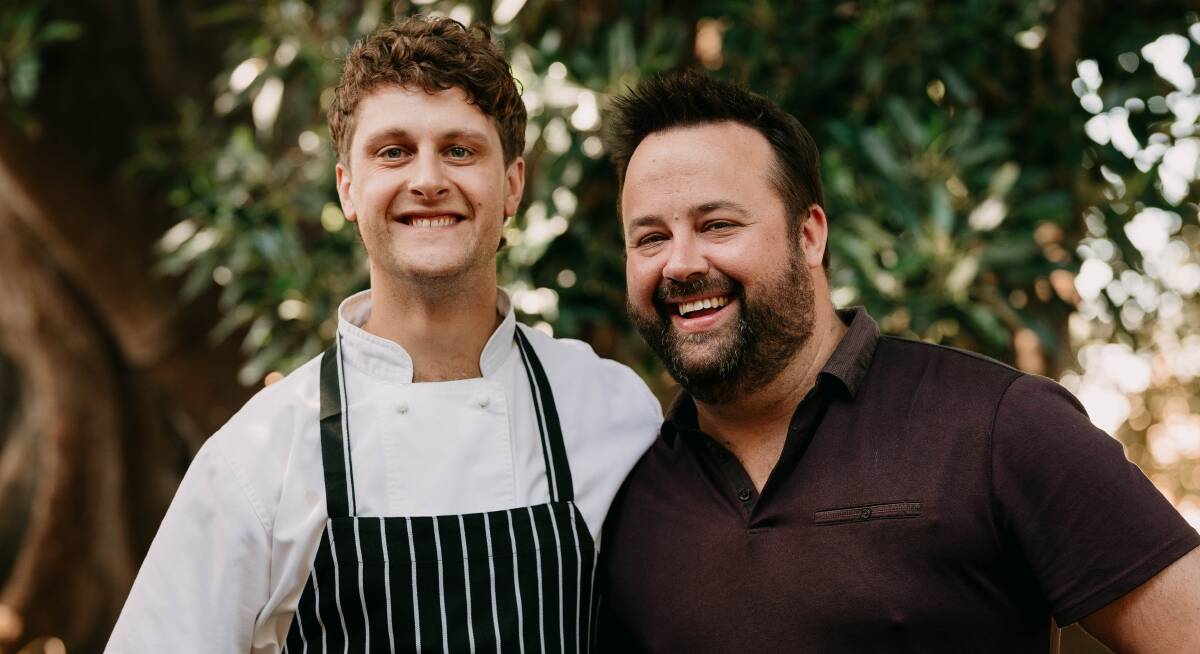 McLaren Vale Hotel venue manager Beau Monley (right) and head chef Zak Kranjcec. Picture by George Sotiropoulos