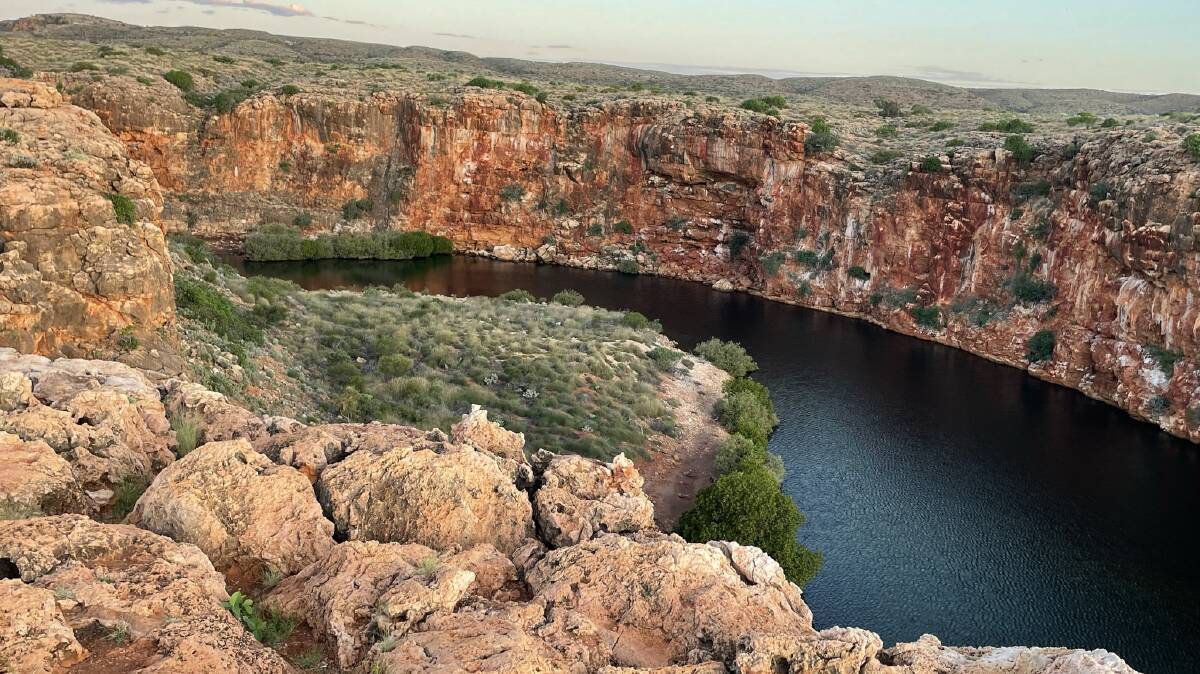 Nardi Creek in the Cape Range National Park, Ningaloo World Heritage Area. Photo by Kate Bradstreet. Nardi Creek in the Cape Range National Park, Ningaloo World Heritage Area. Photo by Kate Bradstreet.