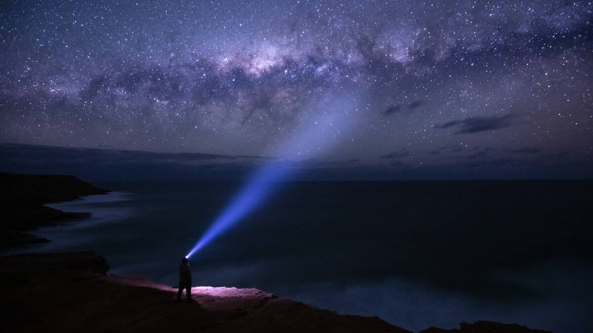 The night sky in WA's Ningaloo region. The night sky in WA's Ningaloo region.