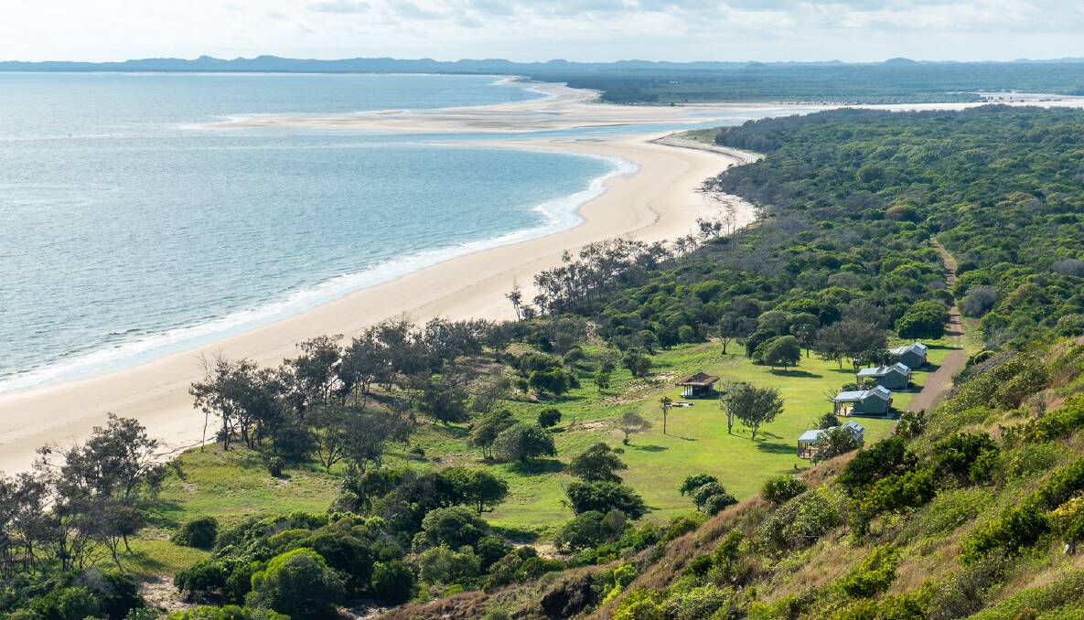 Cape Keppel Beach accommodation. By Michael Turtle
