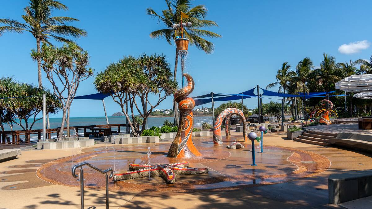 The playground on Yeppoon foreshore. By Michael Turtle