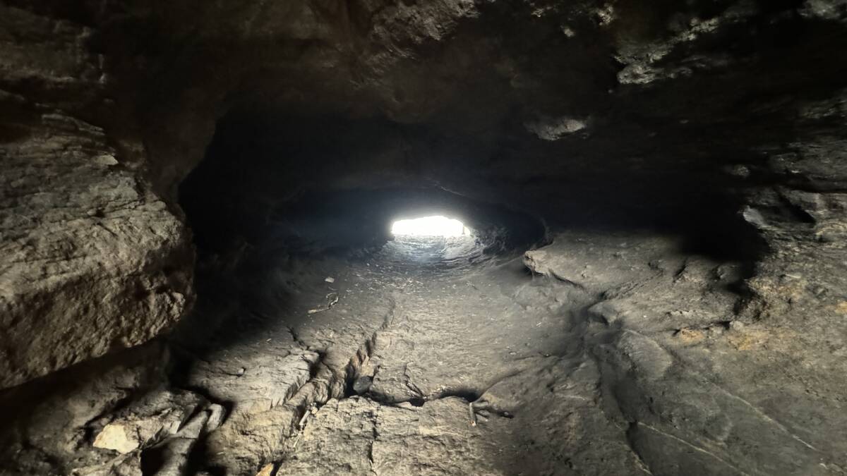 Gosangs Tunnel is an easy 2km one-way walk from the coastal village of Currarong. Picture by Tim the Yowie Man