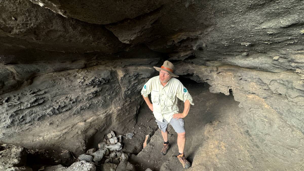Tim at the entrance of Gosangs Tunnel. Picture by Tim the Yowie Man