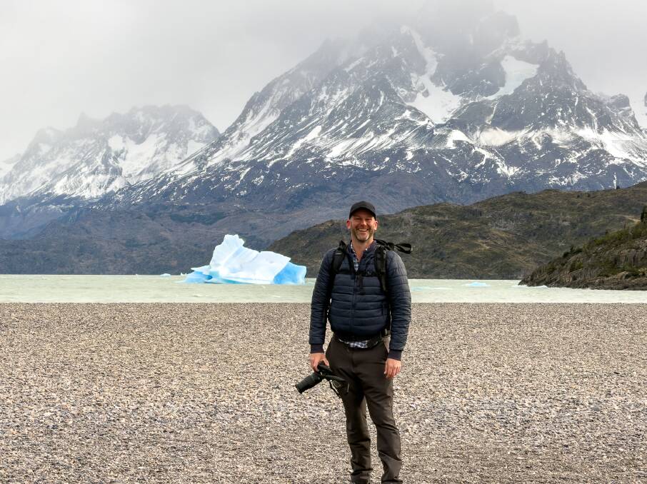 Michael Turtle on the shore of Grey Lake. Picture by Michael Turtle