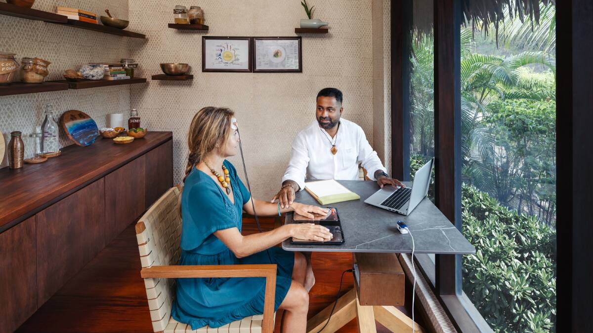 An assessment at the Six Senses in Fiji. Picture supplied An assessment at the Six Senses in Fiji. Picture supplied