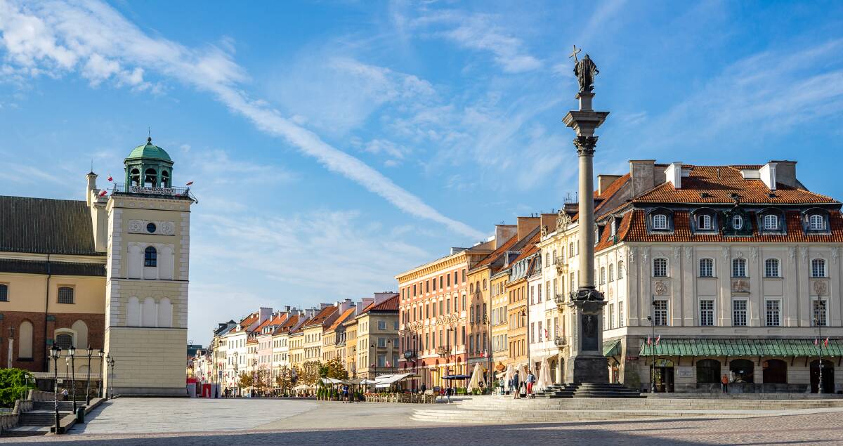 Sigismund's Column, a bronze statue originally erected in 1644, is one of Warsaw's most famous landmarks. Picture by Michael Turtle Sigismund's Column, a bronze statue originally erected in 1644, is one of Warsaw's most famous landmarks. Picture by Michael Turtle