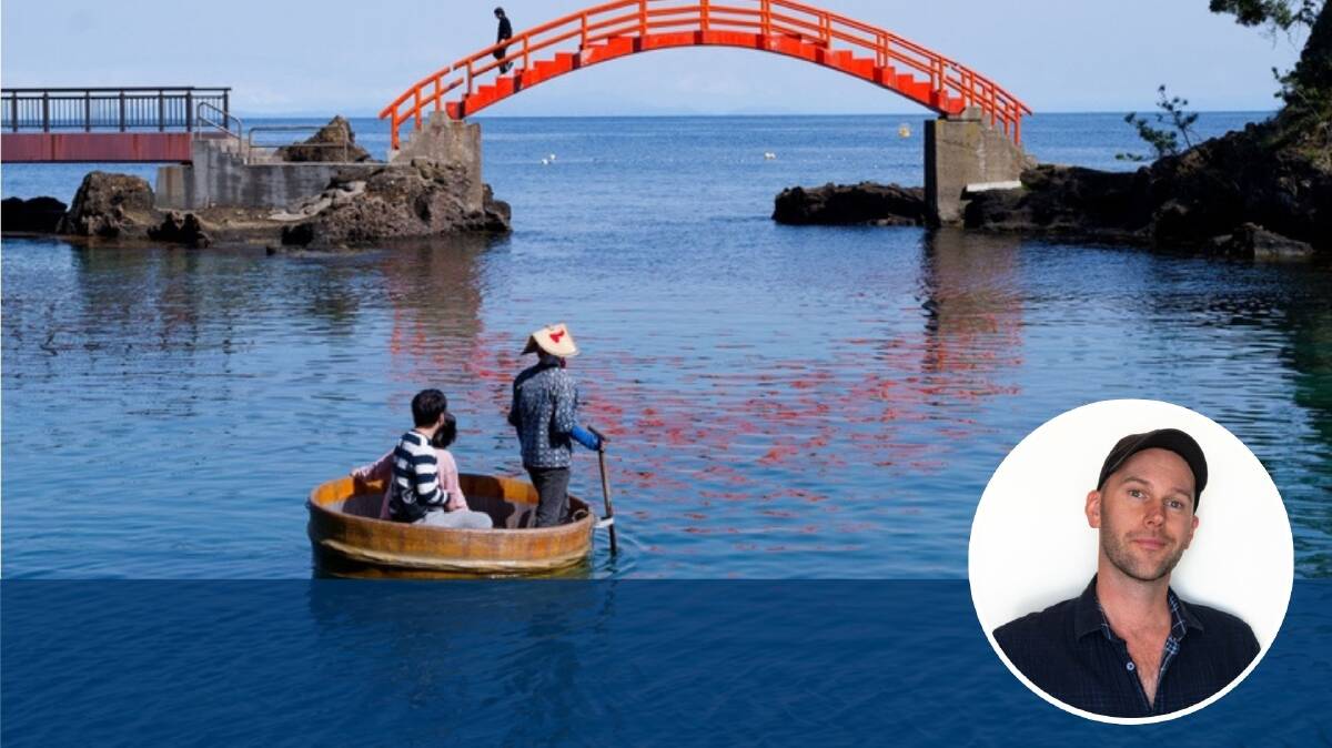 Visitors take a ride in a traditional tub boat. Picture Shutterstock